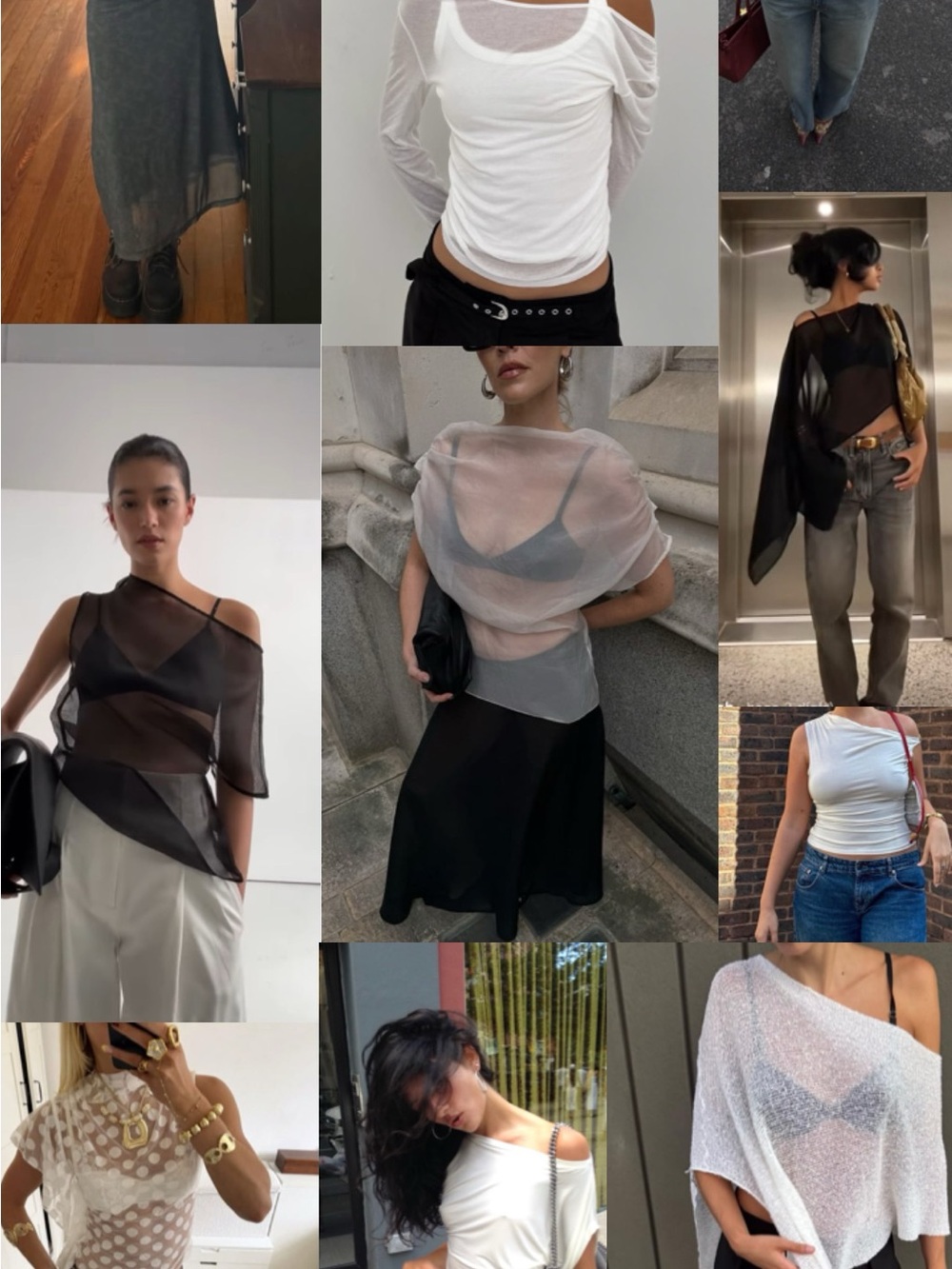 SHEIN Cream Draped Asymmetric Sleeveless Blouse